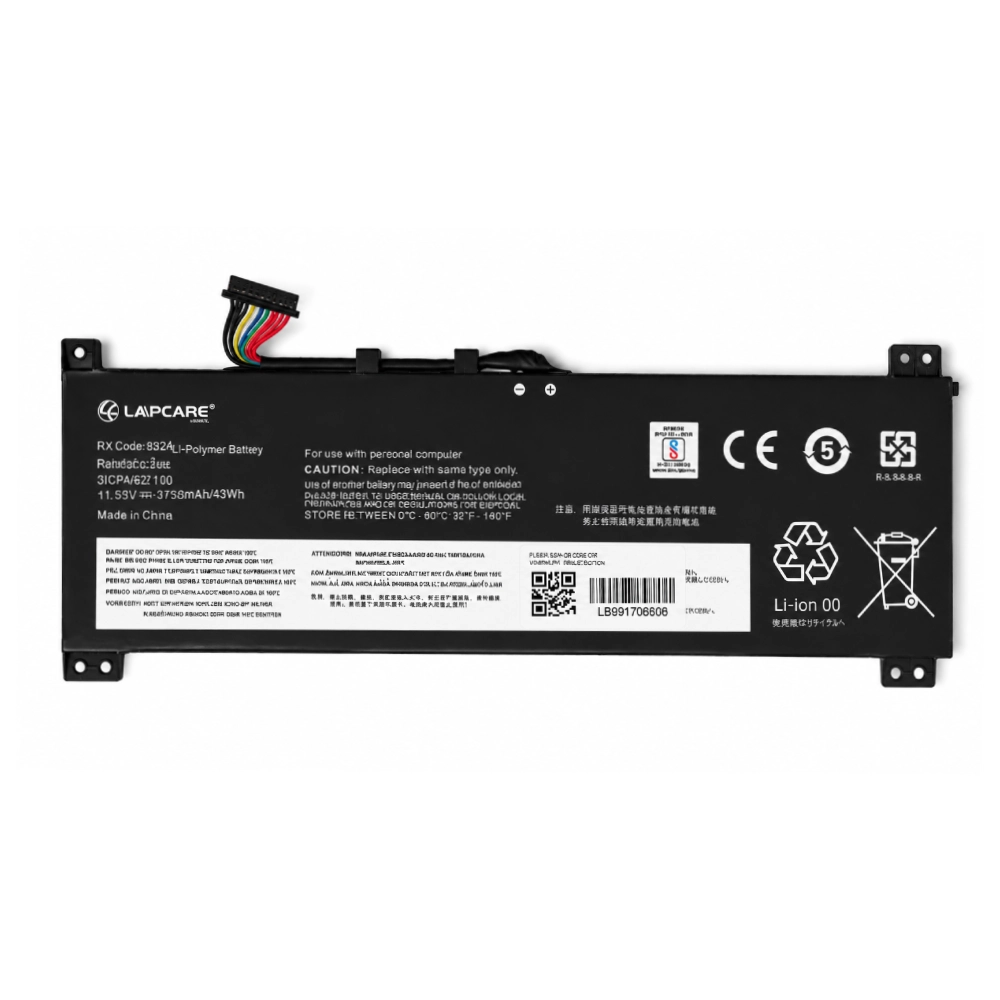 Lapcare Laptop Battery Compatible For Lenovo IdeaPad Gaming 3 15IHU6 | L20M3PC2 view 2